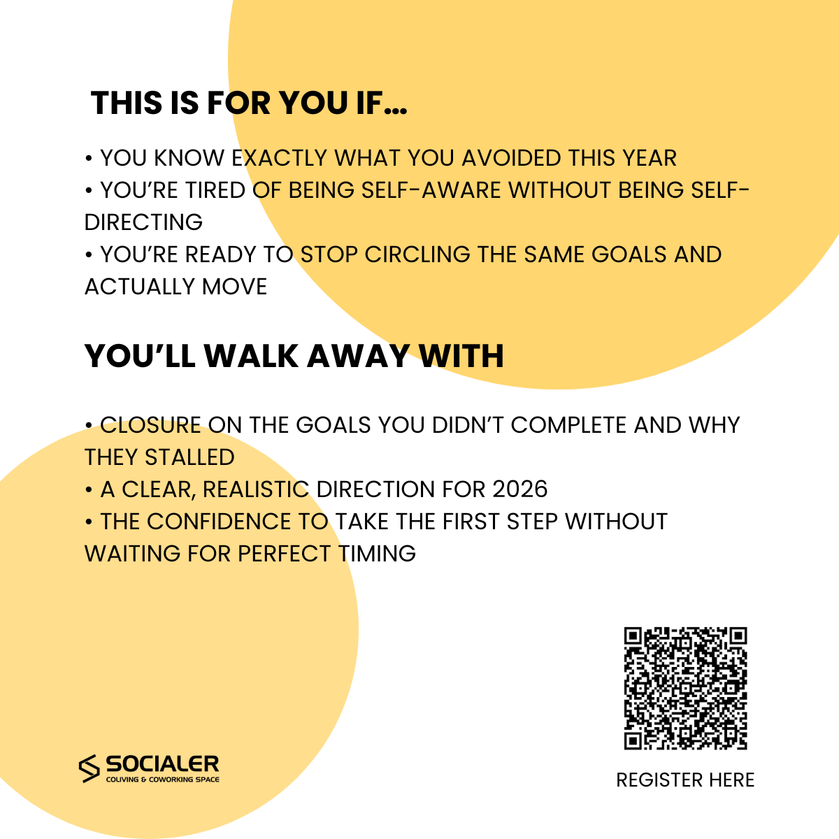 The Year You Finally Do It