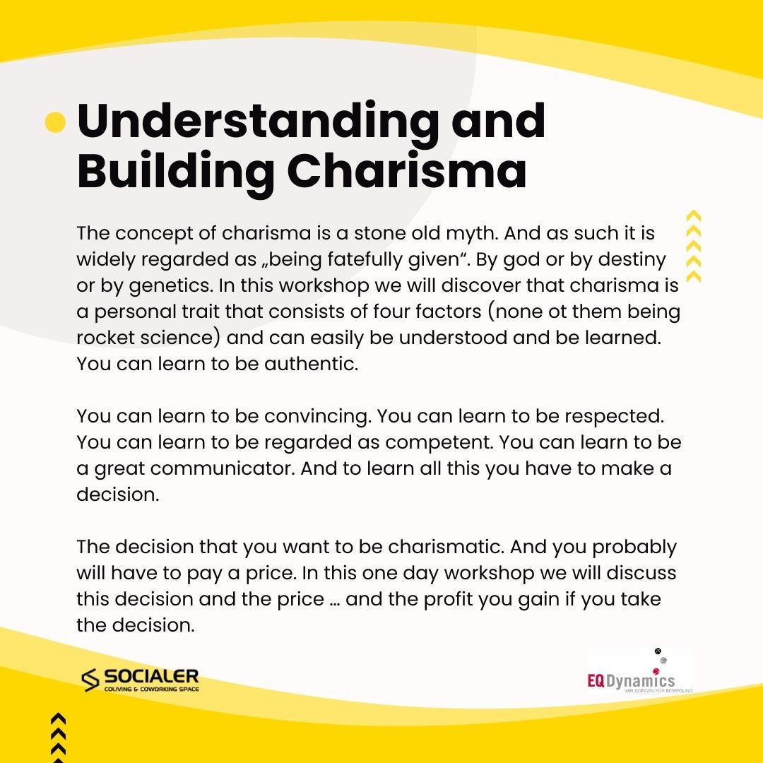 Charisma is a Decision