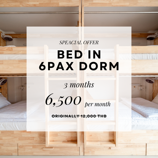 Socialer Long Stay Package 3 Months in Dorm